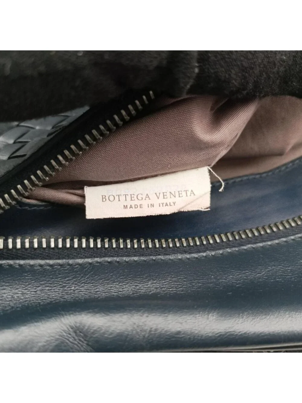 ★SOLD★ Bottega Veneta Intrecciato Navy Lambskin - Picture 11 of 15